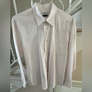 Versace Collection Men’s City Striped Long Sleeve Dress Shirt Size 43/17 EU/US